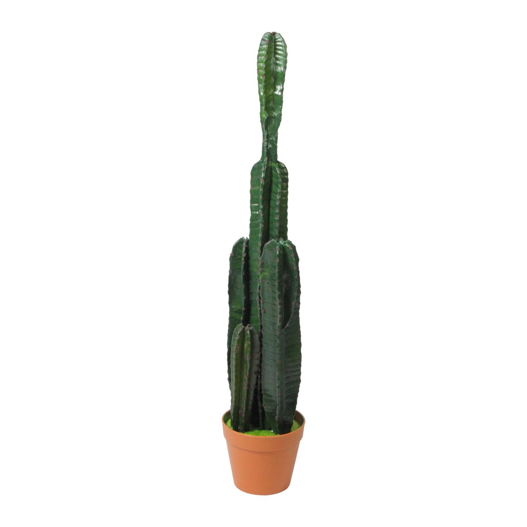 34" Southwestern Style Artificial Potted Cactus